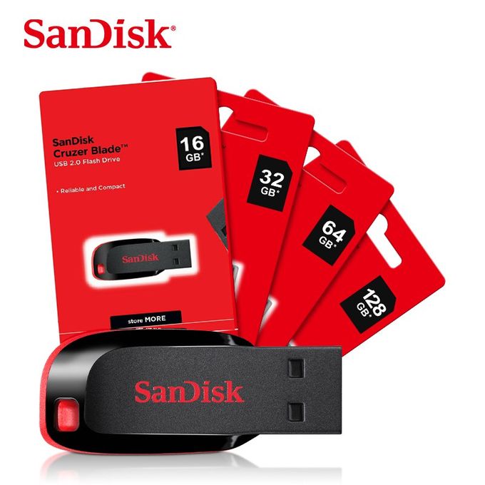 SanDisk Cruzer Blade USB 2.0 Flash Drive