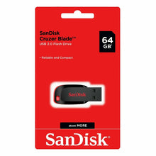 Load image into Gallery viewer, SanDisk Cruzer Blade USB 2.0 Flash Drive